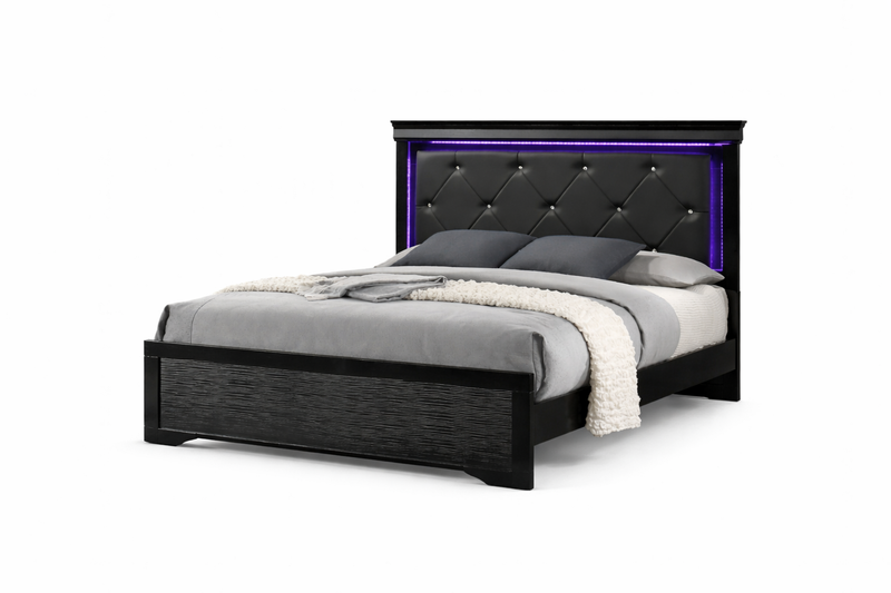 Nora Black King 4 Piece - NORA-BK-K-4PC
