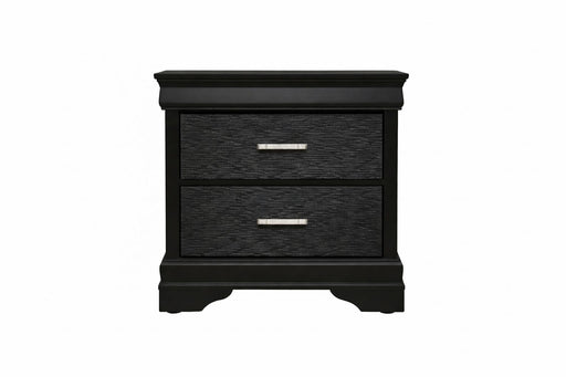 Nora Black Nightstand - NORA-BLK-NS