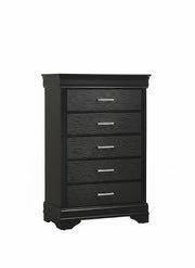 Nora Black Queen 5 Piece - NORA-BK-Q-5PC
