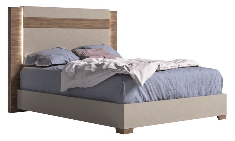 Nora Queen Size Bed W/ Light - i42713