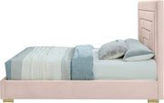 Nora Velvet Full Bed Pink - NoraPink-F