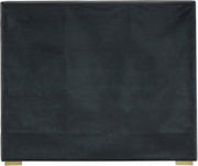 Nora Velvet King Bed Grey - Gate FurnitureKing Bed