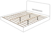 Nora Velvet King Bed Pink - Gate FurnitureKing Bed