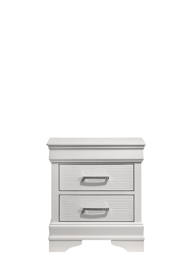 Nora White Full 4 Piece - NORA-WT-F-4PC