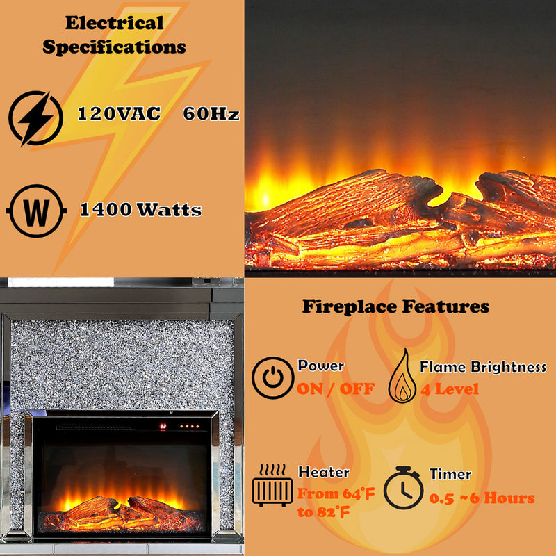 Noralie Fireplace - 90455