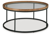 Noraluna Medium Brown Coffee Table - T502-8
