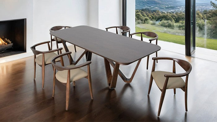 Nordby Rich Walnut Dining Table - FM30001WN-T