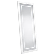 Nordio 72-inch LED Tempered Full Length Floor Mirror White - 960947