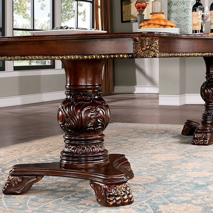 Normandy Brown Cherry Dining Table - CM3145T-TABLE