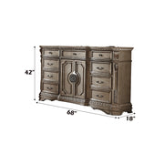 Northville Dresser W/Wooden Top - 26938