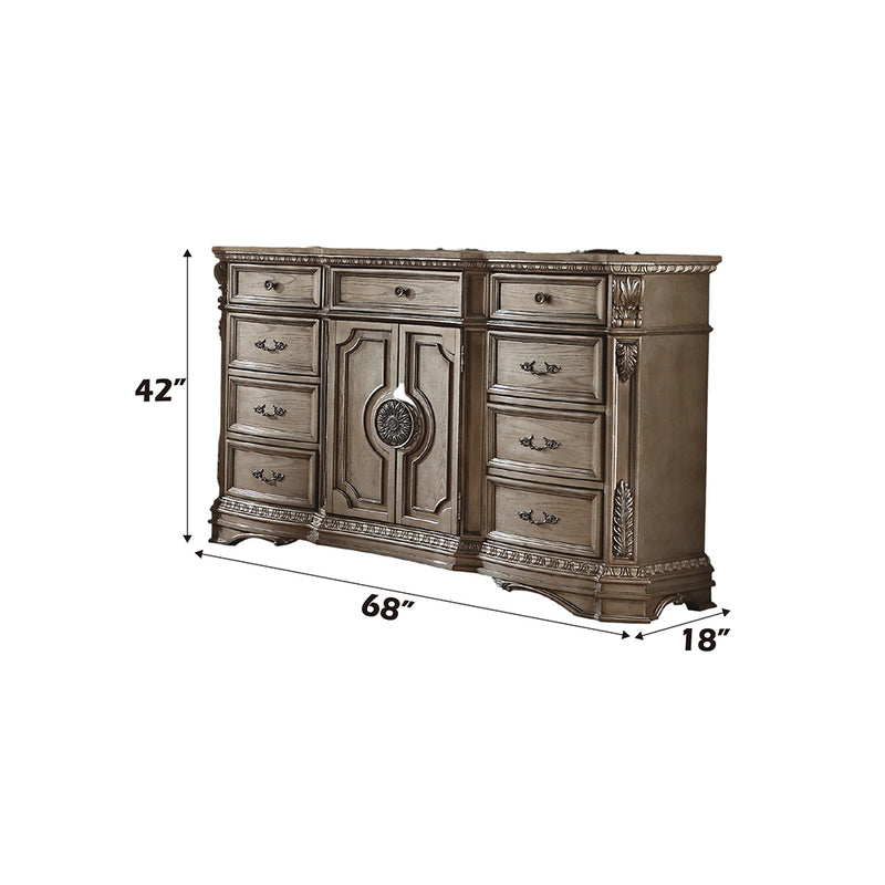 Northville Dresser W/Wooden Top - 26938