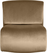 Nouveau Velvet Upholstered Accent Chair in Beige - 33022Beige