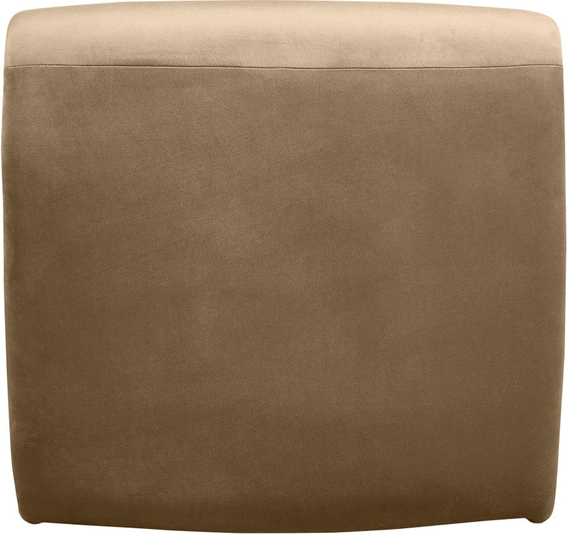 Nouveau Velvet Upholstered Accent Chair in Beige - 33022Beige