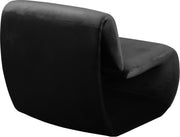 Nouveau Velvet Upholstered Accent Chair in Black - 33022Black