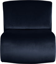 Nouveau Velvet Upholstered Accent Chair in Blue - 33022Navy