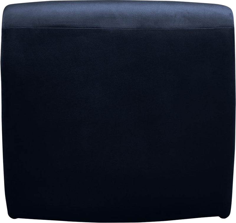 Nouveau Velvet Upholstered Accent Chair in Blue - 33022Navy