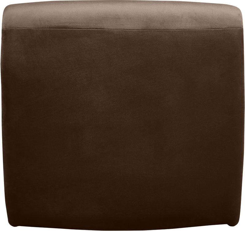 Nouveau Velvet Upholstered Accent Chair in Brown - 33022Brown