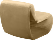 Nouveau Velvet Upholstered Accent Chair in Camel - 33022Camel