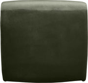 Nouveau Velvet Upholstered Accent Chair in Green - 33022Green