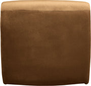 Nouveau Velvet Upholstered Accent Chair in Saddle - 33022Saddle