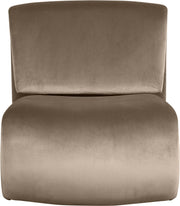 Nouveau Velvet Upholstered Accent Chair in Taupe - 33022Taupe