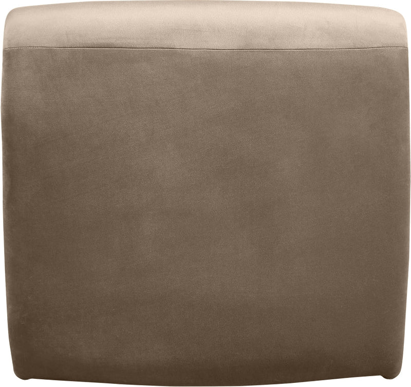 Nouveau Velvet Upholstered Accent Chair in Taupe - 33022Taupe