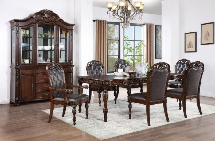 Nouvelle Brown Cherry/Espresso Dining Table - CM3256CH-T
