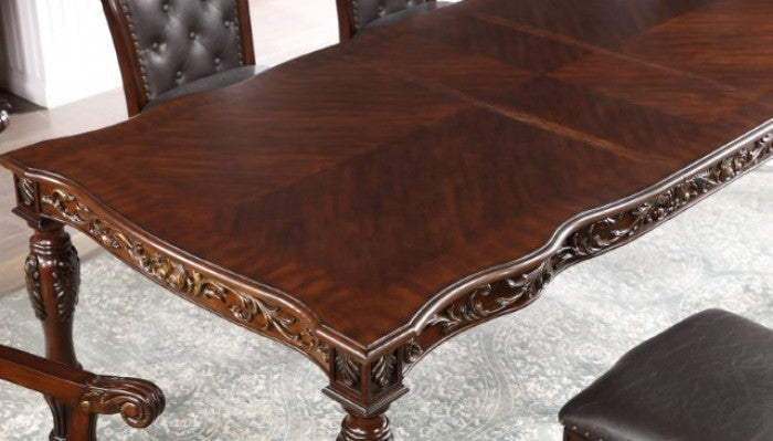 Nouvelle Brown Cherry/Espresso Dining Table - CM3256CH-T