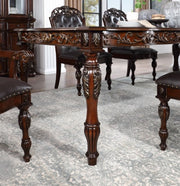 Nouvelle Brown Cherry/Espresso Dining Table - CM3256CH-T