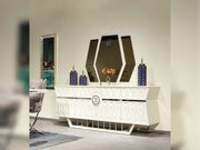 Nova Consol With Mirror - 115-NOV-WHI-CONM