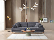 Nova Elf 4-pieces (2 Sofa & 2 Chair) Livingroom in Cream - Brown - 200-ELIF-NOV-A620-3311