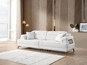 Nova Elf 4-pieces (2 Sofa & 2 Chair) Livingroom in Cream - Brown - 200-ELIF-NOV-A620-3311
