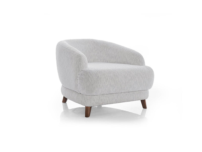 Nova Elf 4-pieces (2 Sofa & 2 Chair) Livingroom in Cream - Brown - 200-ELIF-NOV-A620-3311