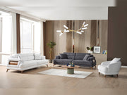 Nova Elf 4-pieces (2 Sofa & 2 Chair) Livingroom in Cream - Brown - 200-ELIF-NOV-A620-3311