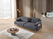 Nova Elf 4-pieces (2 Sofa & 2 Chair) Livingroom in White - Anthracite - 200-ELIF-NOV-A621-3311