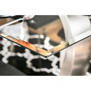 Nova Silver/Black Dining Table - CM3728T-TABLE