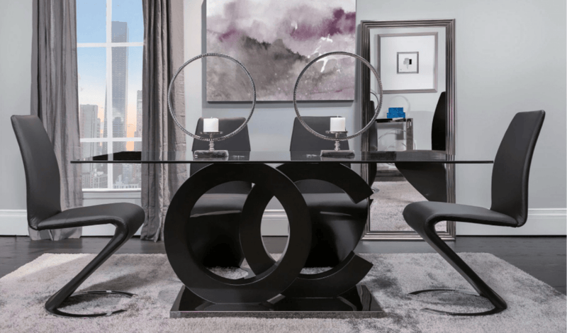 Nunavut Black Dining Set - Gate FurnitureDining Room Set