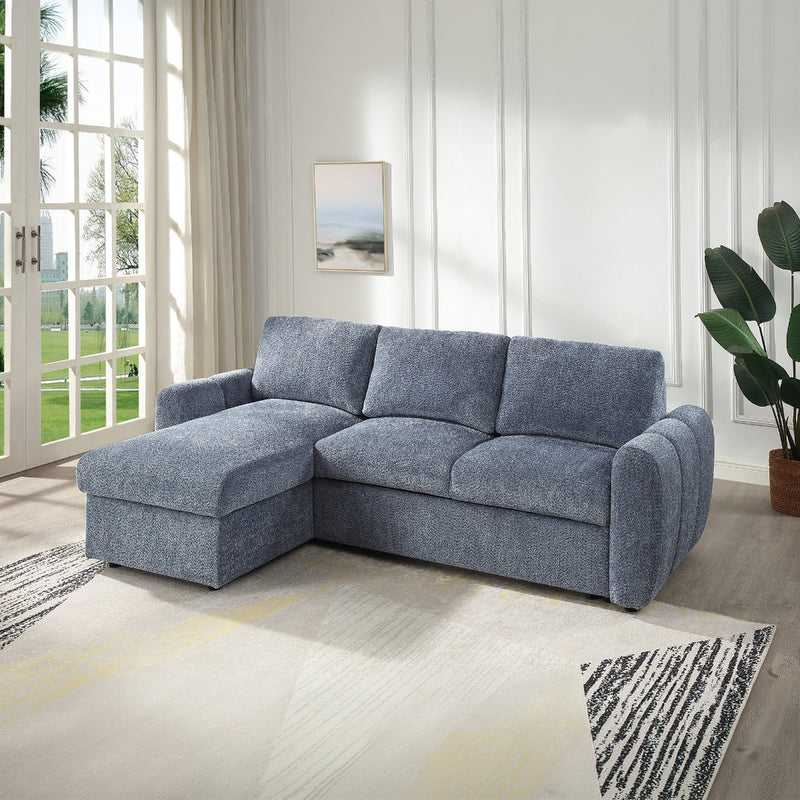 Nuriel Reversible Sectional Sofa w/Sleeper & Storage - LV07560