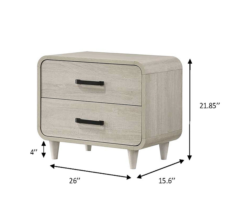 Nyomi White Upholstered Bedroom Set - Gate FurnitureBedroom Set
