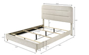 Nyomi White Upholstered Bedroom Set - Gate FurnitureBedroom Set
