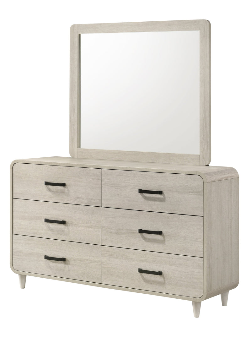 Nyomi White Upholstered Bedroom Set - Gate FurnitureBedroom Set