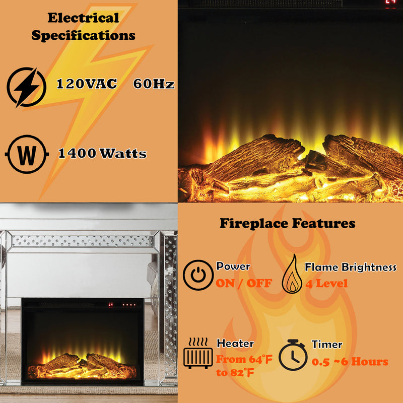 Nysa Fireplace - 90272