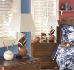 Nyx Brown/Orange Table Lamp - Gate FurnitureTable Lamp Youth