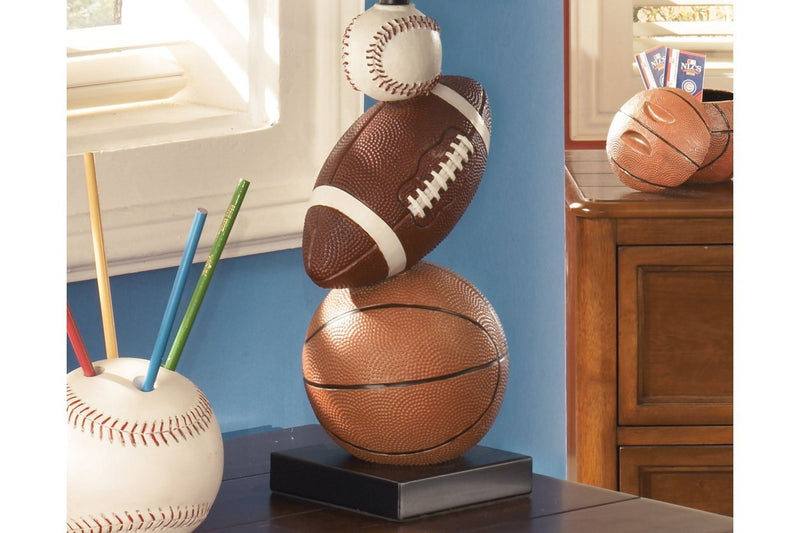 Nyx Brown/Orange Table Lamp - Gate FurnitureTable Lamp Youth
