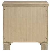 Oakglen 2-drawer Nightstand Bedside Table Weathered Oak - 225102