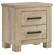 Oakglen 4-piece Eastern King Bedroom Set Weathered Oak - 225101KE-S4