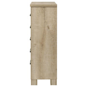 Oakglen 5-drawer Bedroom Chest of Drawers Weathered Oak - 225105