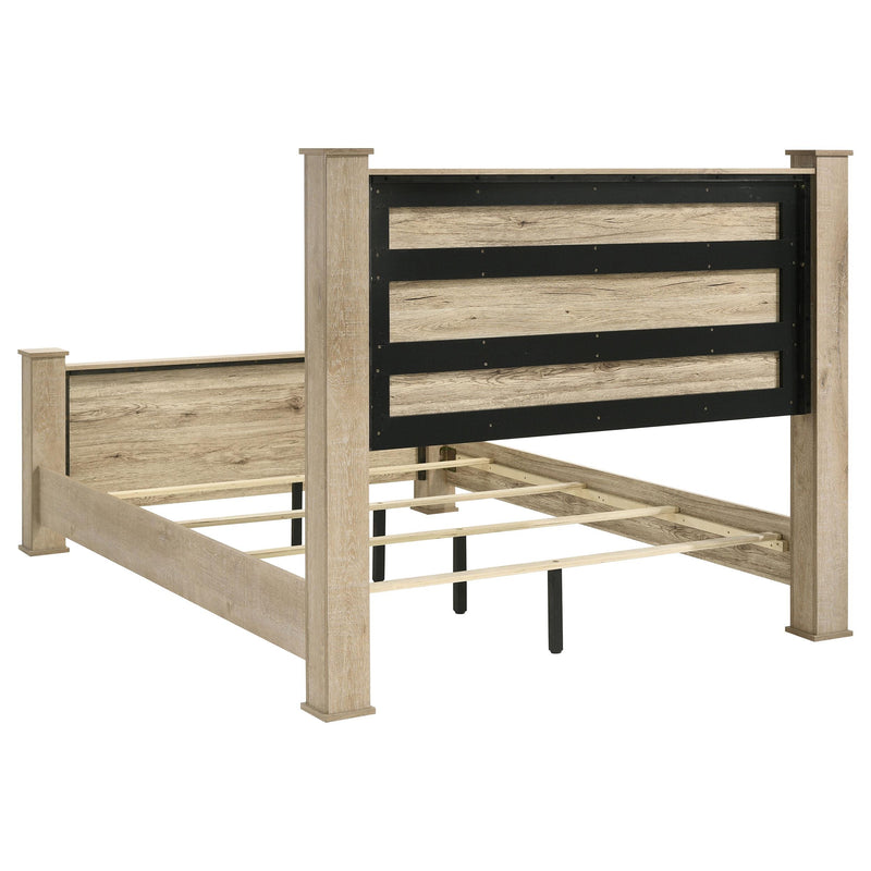 Oakglen 5-piece Eastern King Bedroom Set Weathered Oak - 225101KE-S5