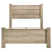Oakglen 55-inch Queen Panel Bed Weathered Oak - 225101Q