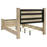 Oakglen 55-inch Queen Panel Bed Weathered Oak - 225101Q
